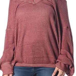 Free People South Side Thermal V-Neck Top